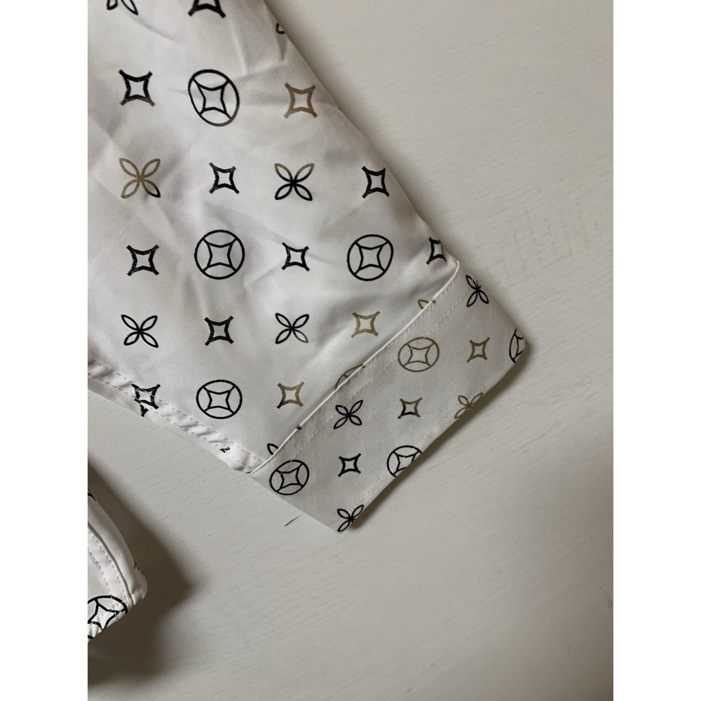 CHUXX Dress Shirt Mens Size 3XL Italian Design Long Sleeve Button Lightweight - Picture 8 of 14